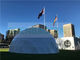 Anti UV Event Dome Tent Exhibition Hall In Large Full Branded 30 Meter Diameter