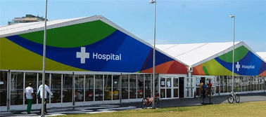 مستشفى خيمة Coronavirus Solution المؤقتة المنقولة خيمة 100-2000 سرير الطوارئ المساعدة