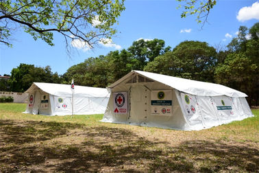 نظام مستشفى الصليب الأحمر خيمة طبية Coronavirus Solution تهوية النوافذ