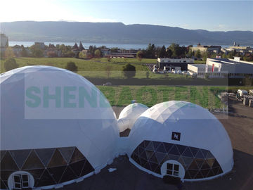 قاعة المعارض خيمة القبة المضادة للأشعة فوق البنفسجية في قطر كبير كامل العلامات التجارية 30 متر