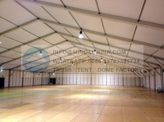 50'X75 'خيمة محكمة كرة سلة رياضية دائمة من سبائك الألومنيوم T6061 / T6